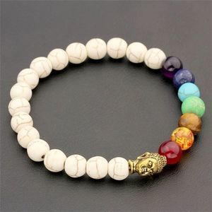 ⭐️ NWT! HANDMADE 7 CHAKRA HEALING BALANCE REIKI HEALING GEMSTONE BRACELET